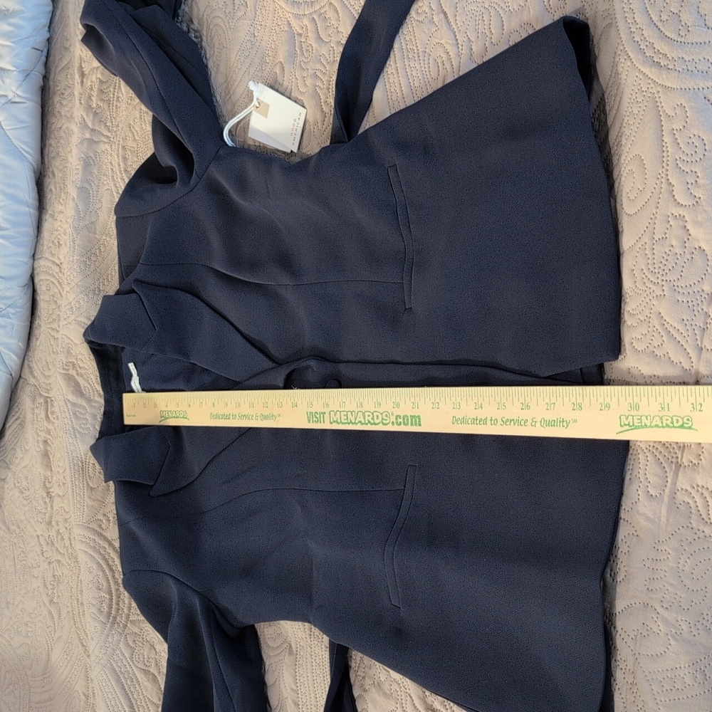 Good American Belted Blazer Navy 2 - Picture 7 of 8